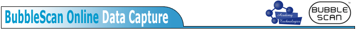 BubbleScan Online: Capture test and survey data through the Internet